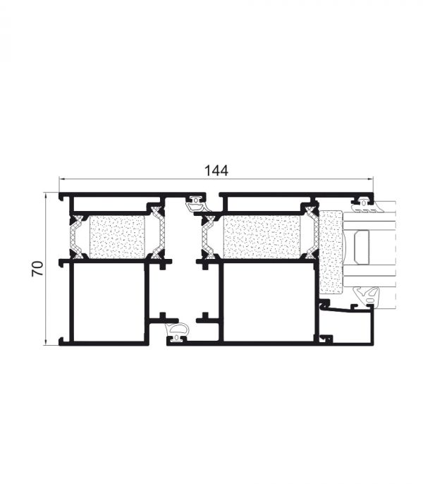 Puerta Millennium Plus 70 RPT